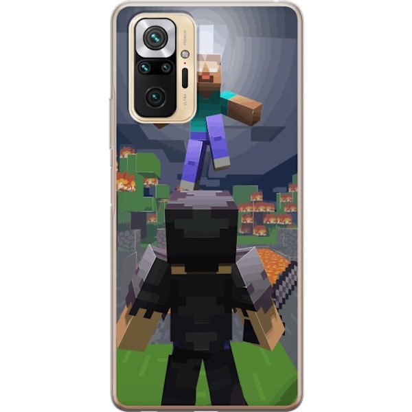 Xiaomi Redmi Note 10 Pro Genomskinligt Skal Minecraft