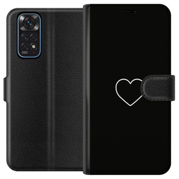 Xiaomi Redmi Note 11 Plånboksfodral Hjärta
