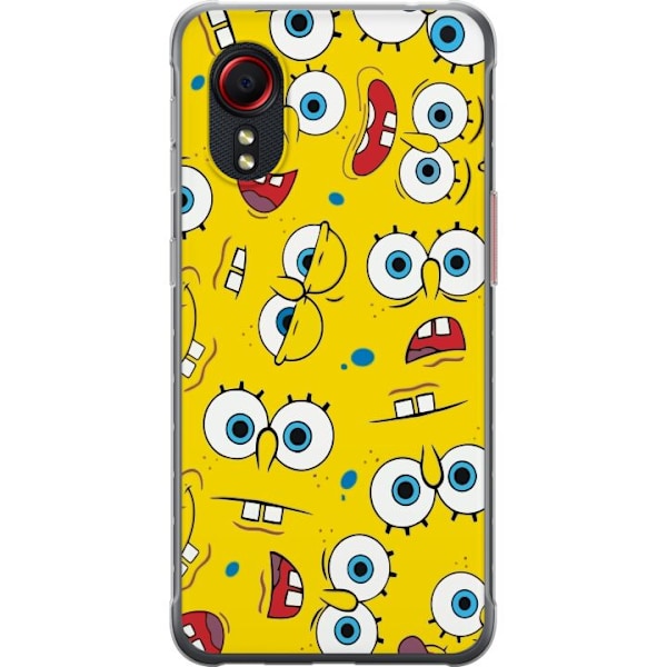 Samsung Galaxy Xcover 5 Genomskinligt Skal SpongeBob SquarePan