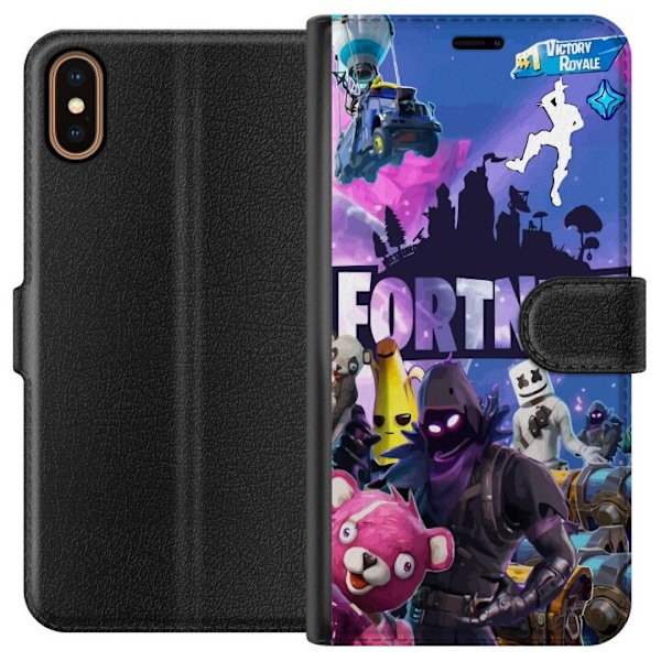 Apple iPhone X Tegnebogsetui Fortnite