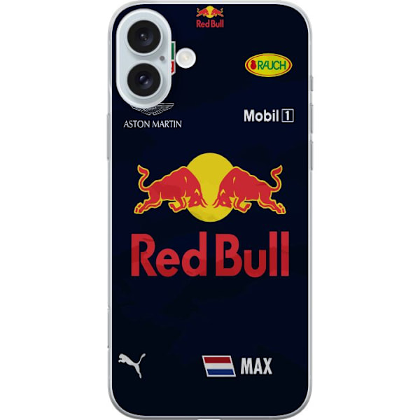 Apple iPhone 16 Plus Läpinäkyvä kuori Red Bull Formula 4