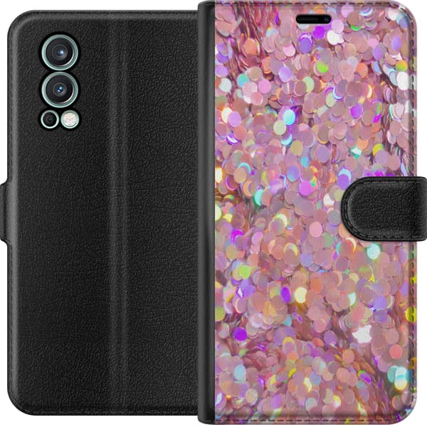 Yhteensopiva Lompakkokotelo OnePlus Nord 2 5G Kimalteleva