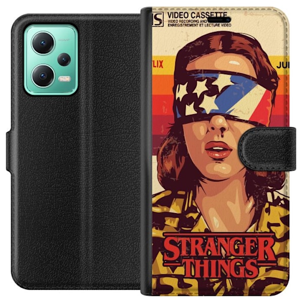 Xiaomi Redmi Note 12 Plånboksfodral Stranger Things VHS