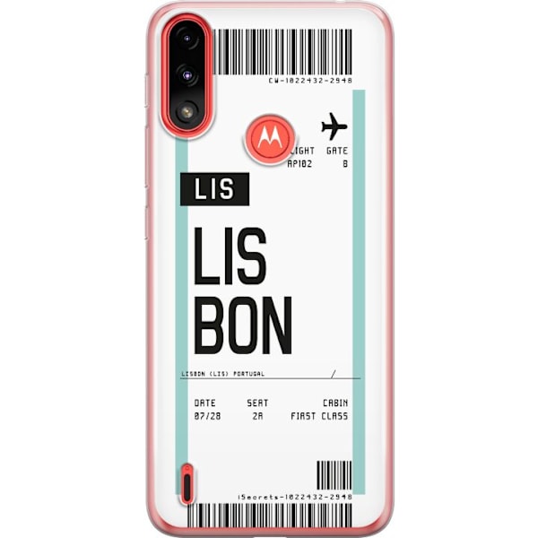 Motorola Moto E7 Power Läpinäkyvä kuori Lissabon