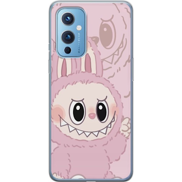 OnePlus 9 Läpinäkyvä kuori Labubu Floral Freak