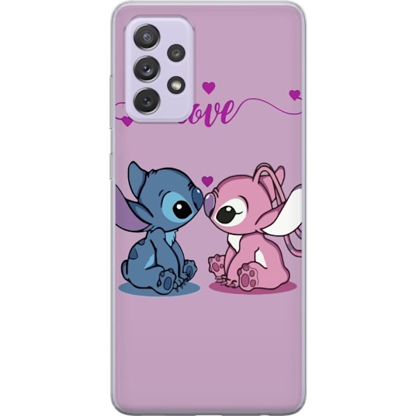 Samsung Galaxy A52s 5G Läpinäkyvä kuori Lilo & Stitch – Angel Edition
