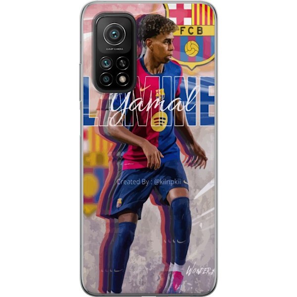 Xiaomi Mi 10T 5G Läpinäkyvä kuori Lamine Yamal FCB