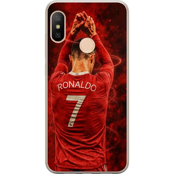 Xiaomi Redmi 6 Pro Läpinäkyvä kuori Ronaldo