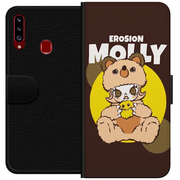 Samsung Galaxy A20s Tegnebogsetui Pop Mart Erosion Molly