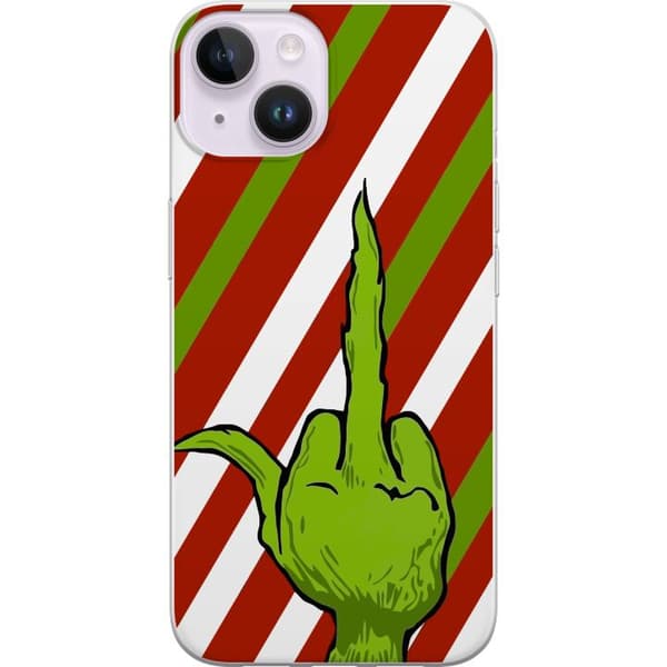 Kompatibelt Mobildeksel til Apple iPhone 14 Grinch