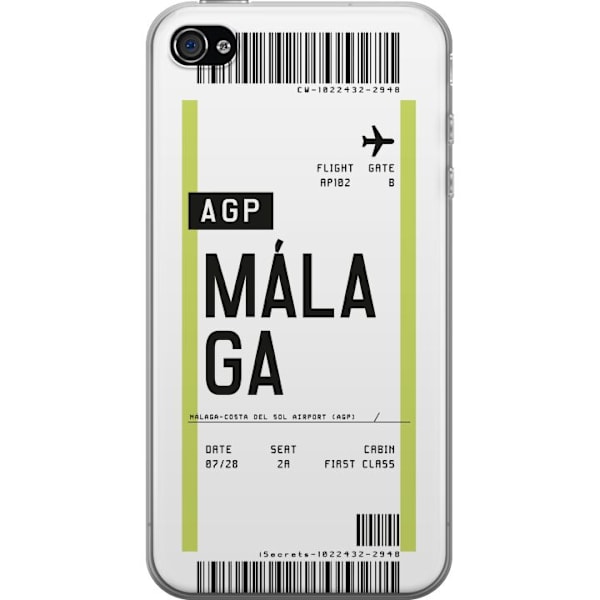 Apple iPhone 4 Gjennomsiktig deksel Malaga