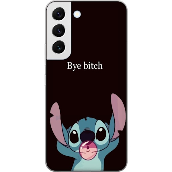 Samsung Galaxy S22+ 5G Läpinäkyvä kuori Bye bitch, Stitch
