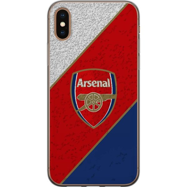 Apple iPhone XS Max Läpinäkyvä kuori Arsenal