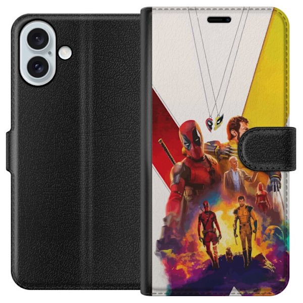 Apple iPhone 16 Plus Lommeboketui Wolverine Deadpool