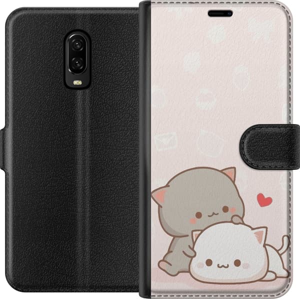 Kompatibelt Plånboksfodral till OnePlus 6T Kawaii