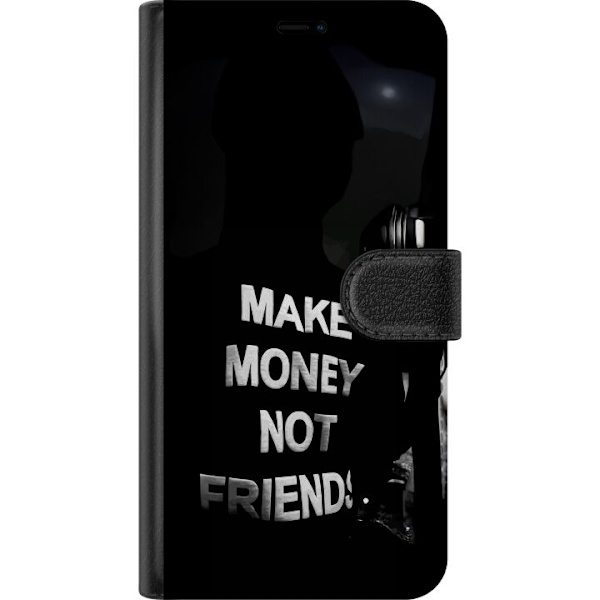Apple iPhone 11 Pro Max Tegnebogsetui Tjen Penge Ikke Venner Citat Streetwear Tekst Design Trend Penge Livsstil Grafisk Motiv Urban Fashion