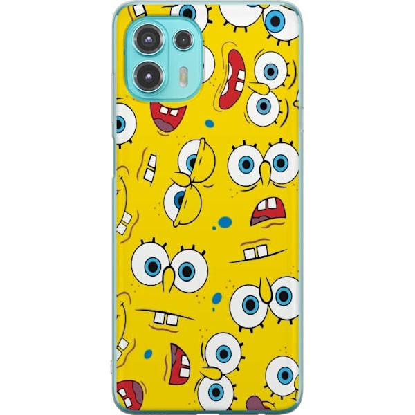 Motorola Edge 20 Lite Genomskinligt Skal SpongeBob SquarePants