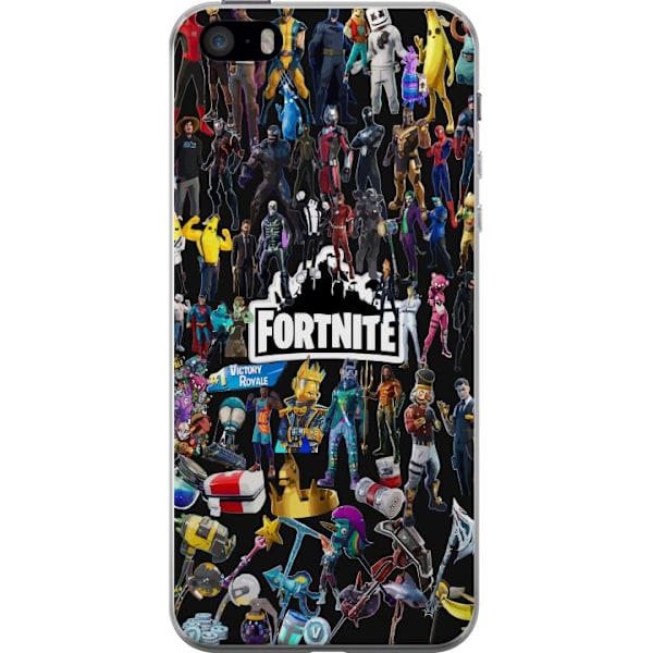 Apple iPhone SE (2016) Läpinäkyvä kuori Fortnite