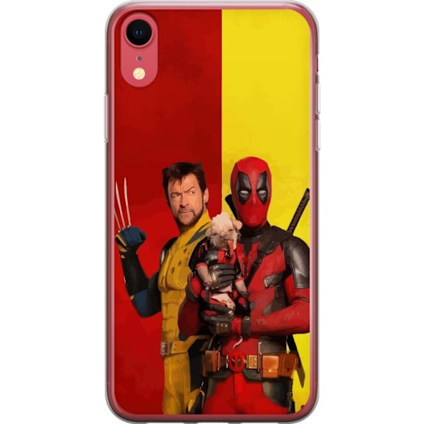 Apple iPhone XR Läpinäkyvä kuori Deadpool & Wolverine