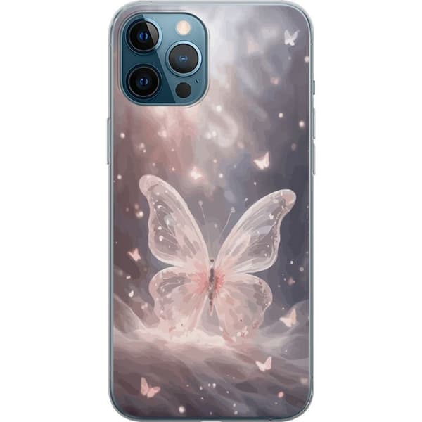 Kompatibel Mobilcover til Apple iPhone 12 Pro Max Sommerfugl