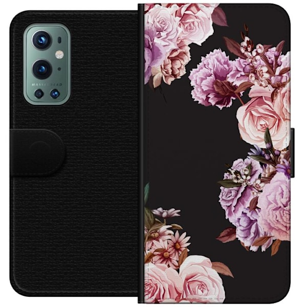 OnePlus 9 Pro Tegnebogsetui Blomster