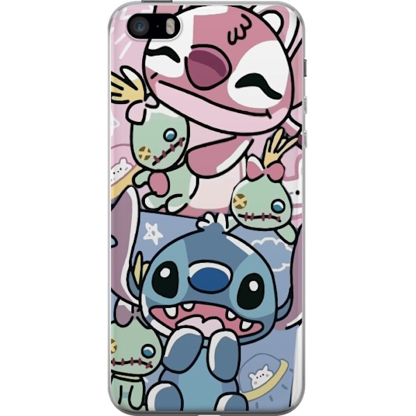 Apple iPhone 5s Genomskinligt Skal Stitch