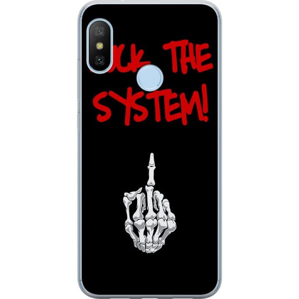 Kompatibelt Mobildeksel til Xiaomi Mi A2 Lite Fuck System