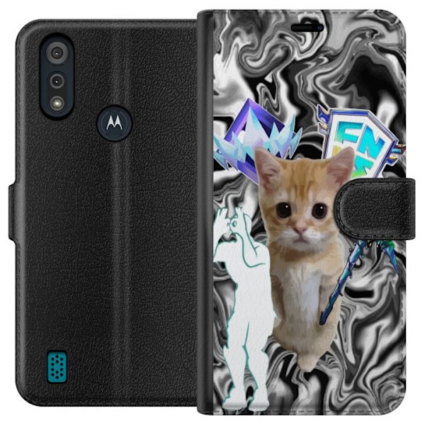 Motorola Moto E6i Lommeboketui Katt