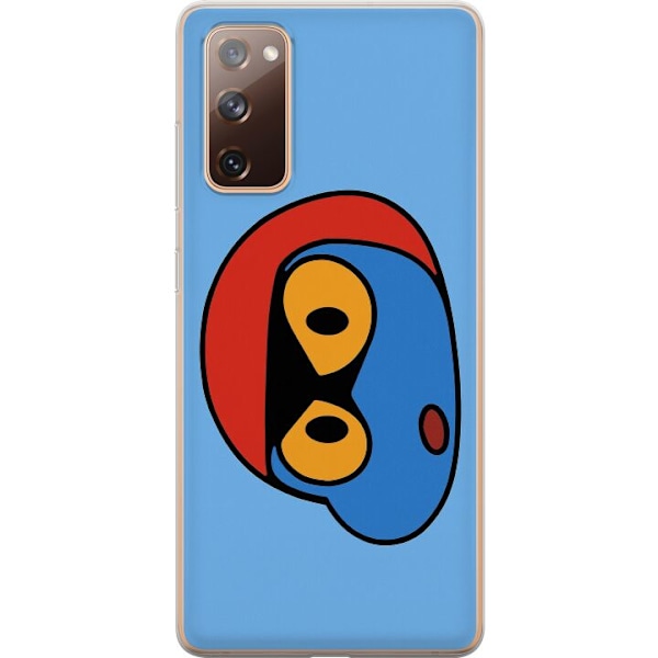 Samsung Galaxy S20 FE Läpinäkyvä kuori Bold Bot Head