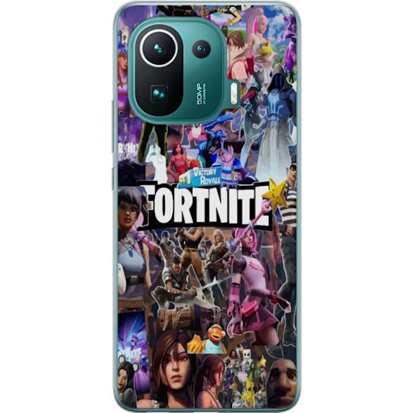 Xiaomi Mi 11 Pro Läpinäkyvä kuori Fortnite