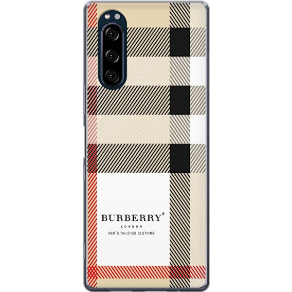 Sony Xperia 5 Läpinäkyvä kuori Burberry