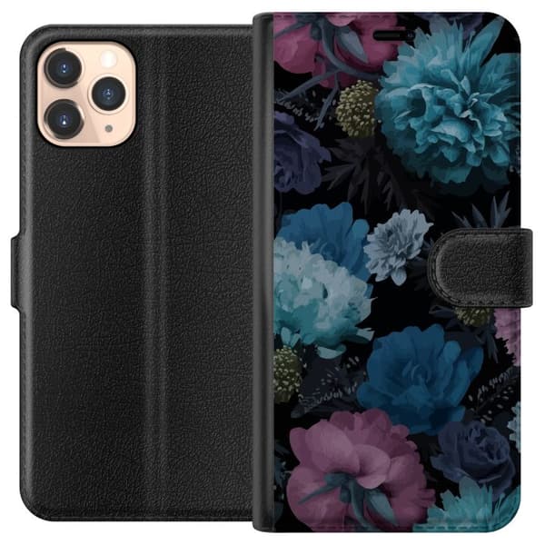 Kompatibel Tegnebogsetui til Apple iPhone 11 Pro Blomster