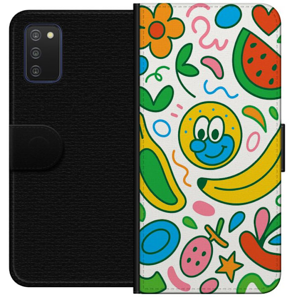 Samsung Galaxy A03s Lompakkokotelo Perhosverho