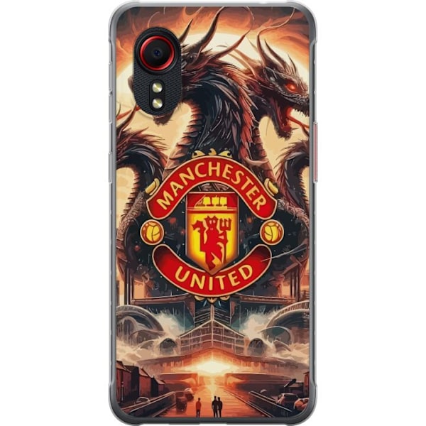 Samsung Galaxy Xcover 5 Genomskinligt Skal Manchester United