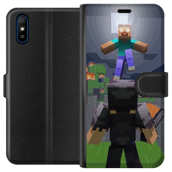 Xiaomi Redmi 9A Tegnebogsetui Minecraft