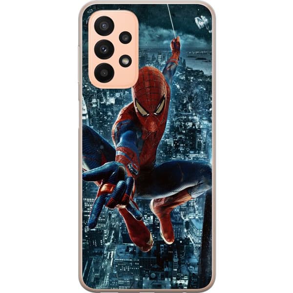 Kompatibelt Mobildeksel til Samsung Galaxy A23 Spiderman