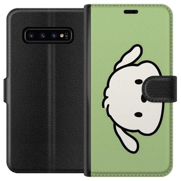 Samsung Galaxy S10 Tegnebogsetui Snoopy Flip