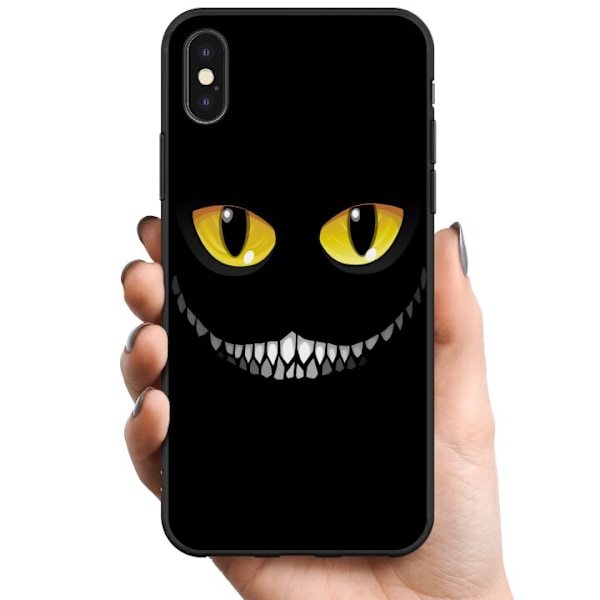 Apple iPhone XS Max TPU Mobilcover Øjne I Mørk Sort
