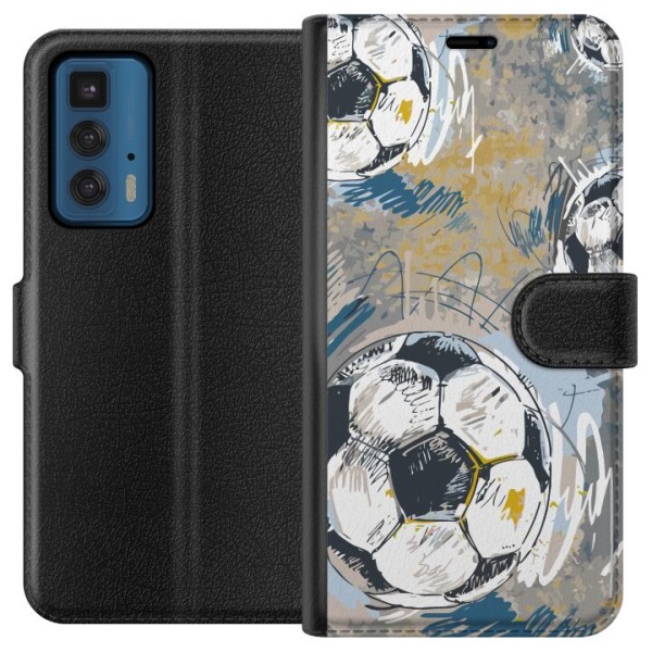 Motorola Edge 20 Pro Plånboksfodral Fotboll