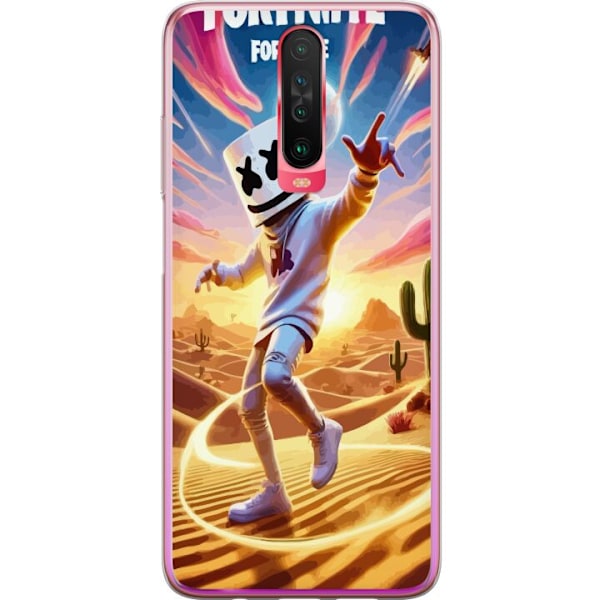 Xiaomi Redmi K30 Läpinäkyvä kuori Fortnite