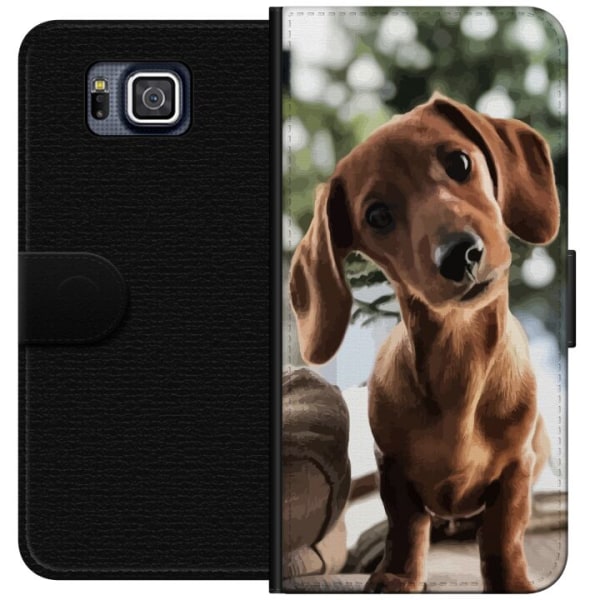 Samsung Galaxy Alpha Plånboksfodral Yngre Hund