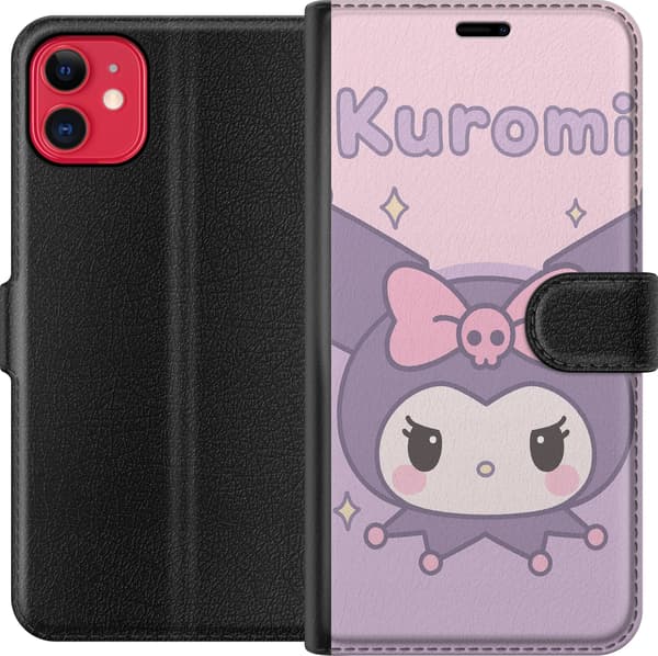 Kompatibelt Plånboksfodral till Apple iPhone 11 Kuromi Kawaii