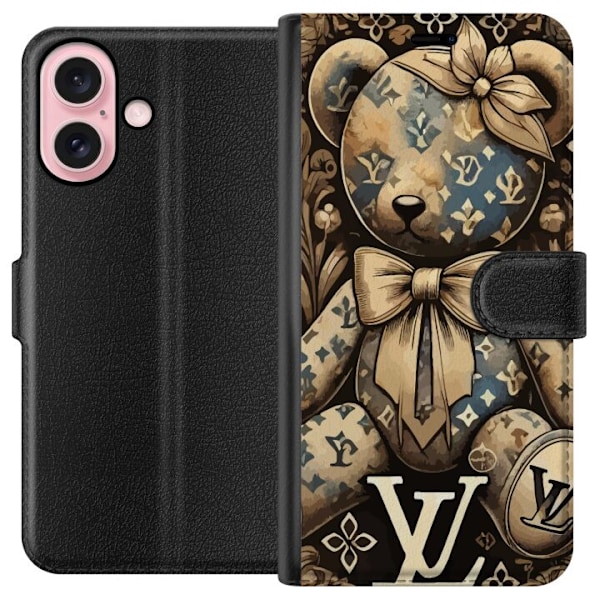 Apple iPhone 16 Plånboksfodral LV Teddy