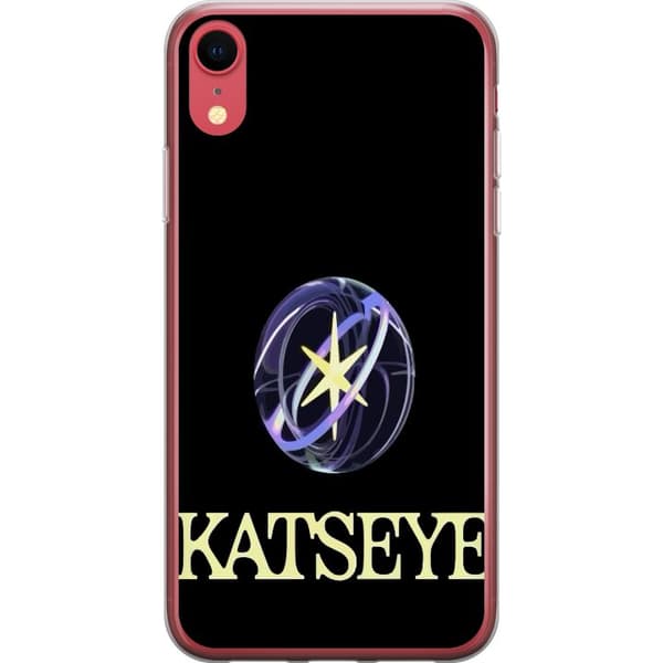 Kompatibelt Mobildeksel til Apple iPhone XR KATSEYE logotyp svart