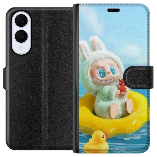 Samsung Galaxy S25 Edge Lompakkokotelo Labubu Stripe Attack -