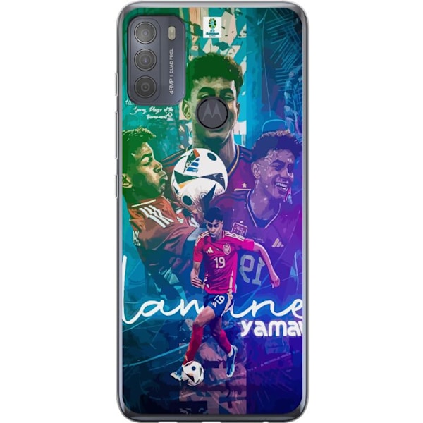 Motorola Moto G50 Genomskinligt Skal Lamine Yamal FCB