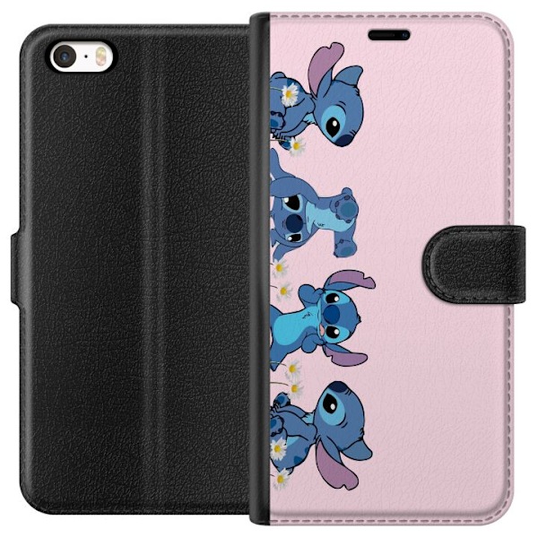 Apple iPhone 5 Lompakkokotelo  Stitch Nauru & Leikki – Täyd