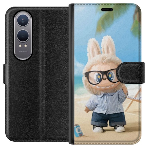 OnePlus Nord CE4 Lite Lompakkokotelo Labubu Tummat Unelmat
