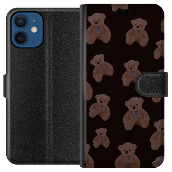 Apple iPhone 12 mini Lompakkokotelo Karhu useita karhuja