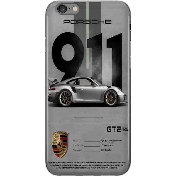 Apple iPhone 6s Genomskinligt Skal Porsche 911